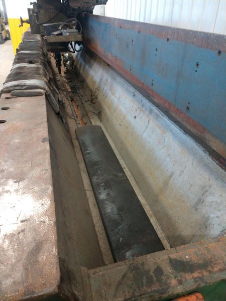 144" RANSOME TANK SEAM WELDER WITH MILLER WELDING COMPONENTS: STOCK 13395