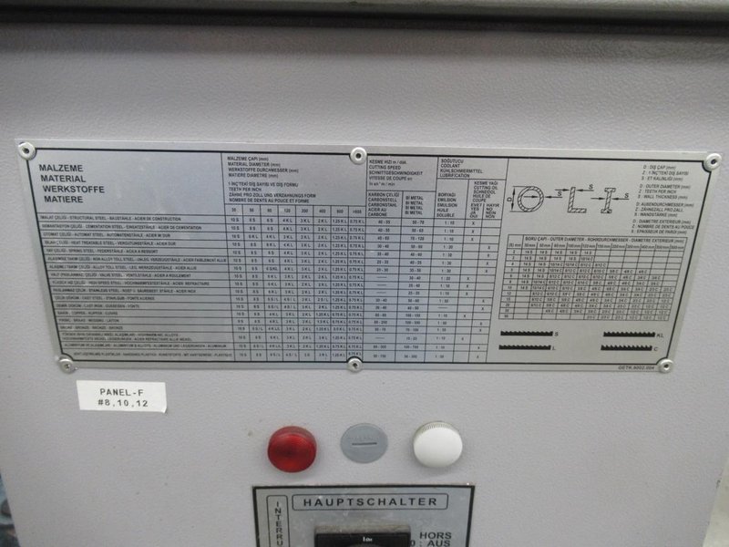 Durma DCB-A360 Dual Column Automatic Horizontal Band Saw- Auction Item