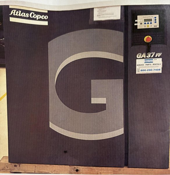 Atlas Copco GA37 FF + Tank + Parts – 50 HP Screw Compressor w/ Integrated Dryer