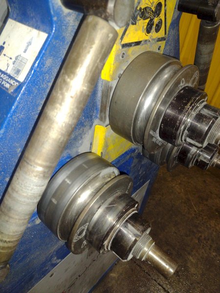 2" X 2" X 1/4" TAURING MODEL #BS50HV HYDRAULIC ANGLE BENDING ROLL: YORBO #24869