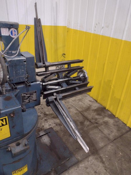 1,600 X 18" CWP MODEL #2RDM MOTORIZED DOUBLE END COIL REEL UNCOILER: YOBRO #24498