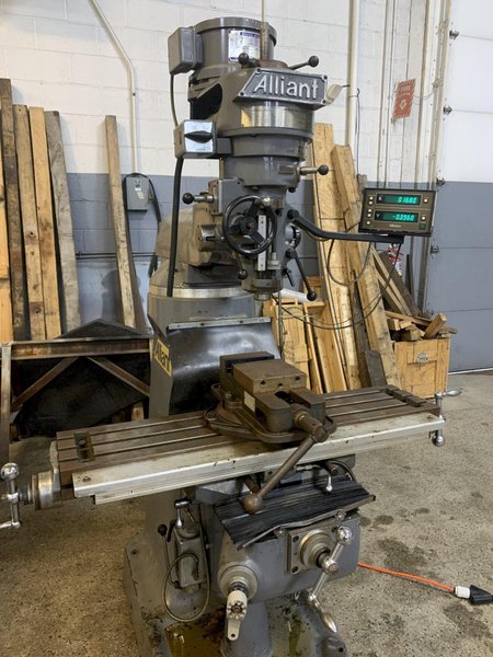Alliant Model RT-2S Step Pulley Vertical Milling Machine