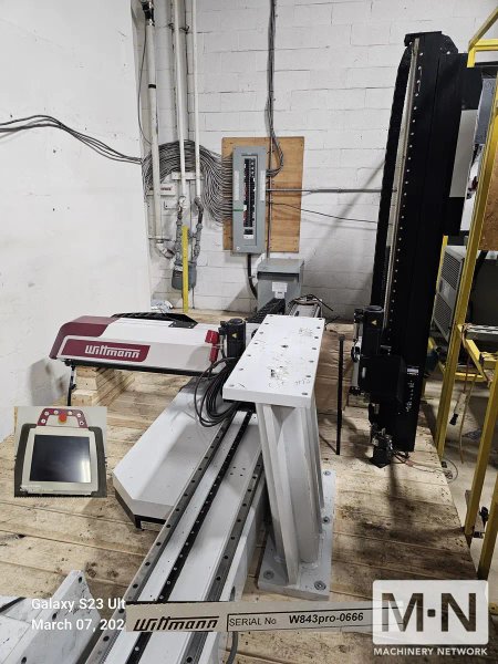 WITTMANN MODEL W843 PRO SERVO ROBOT MFG 2020 SERIAL # 0668