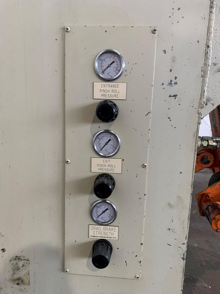 24" X .25" COE MODEL CPPS-PO-400-24 POWERED 7 ROLL COIL STRAIGHTENER: STOCK 18356