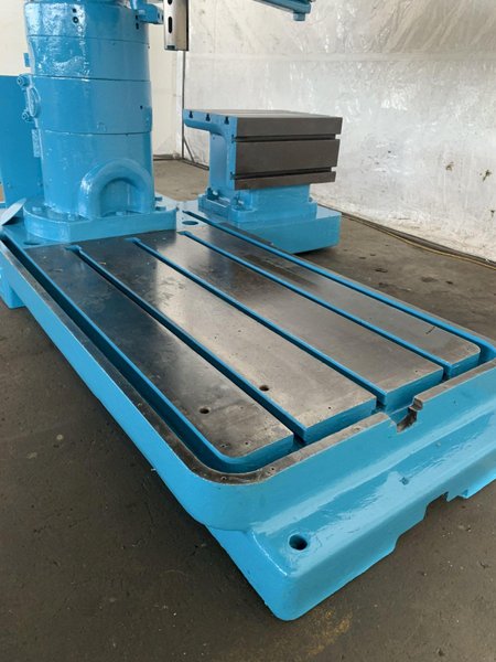 4' X 11"  CARLTON NATCO 1A RADIAL ARM DRILL. STOCK # 0893624