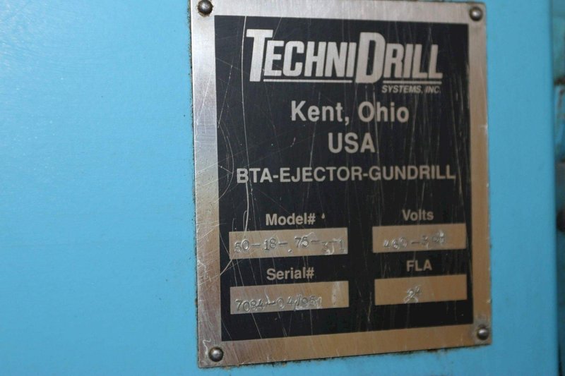 3/4" X 16" TECHNIDRILL MODEL 50-18-75-3-1 GUN DRILL: STOCK #68891
