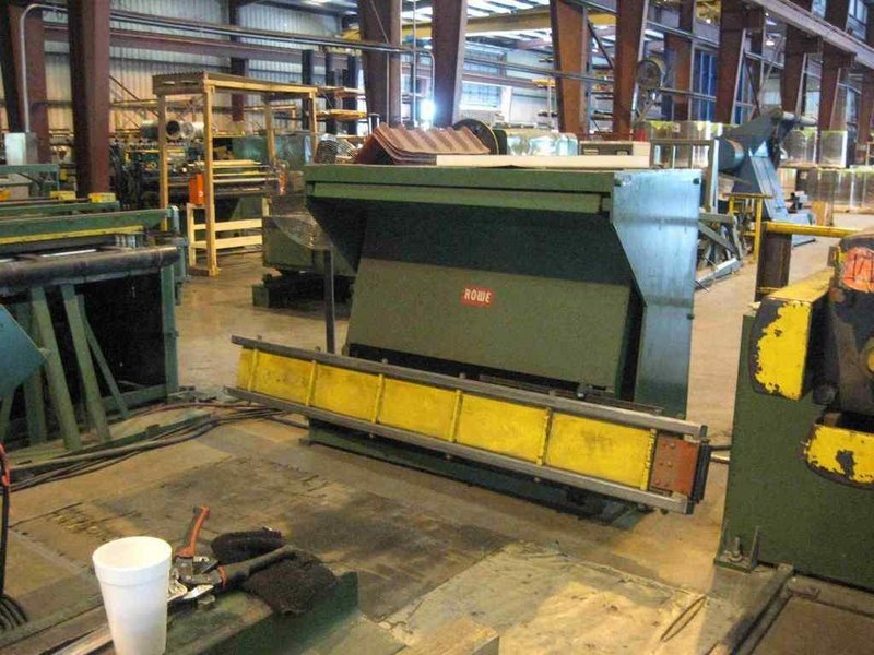 60" x 0.075" x 20,000# Rowe Cut To Length Line
