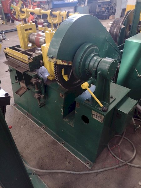 12" WIDE TORRINGTON 4" ARBOR PULL-THROUGH SLITTING LINE: STOCK #16504
