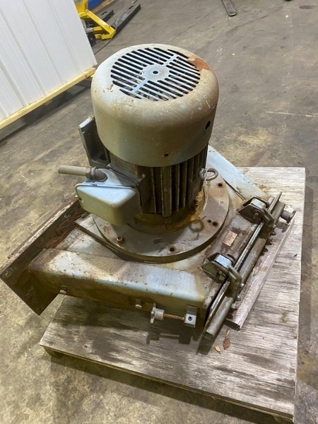 25 HP PANGBORN ROTOBLAST SHOT BLAST WHEEL WITH TOSHIBA MOTOR, 2 AVAILABLE: STOCK #14561