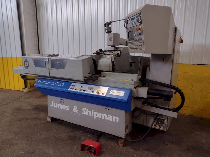 9.4" X 27" JONES &amp; SHIPMAN MODEL #FORMAT 15-700 CNC CYLINDRICAL GRINDER: STOCK #16131