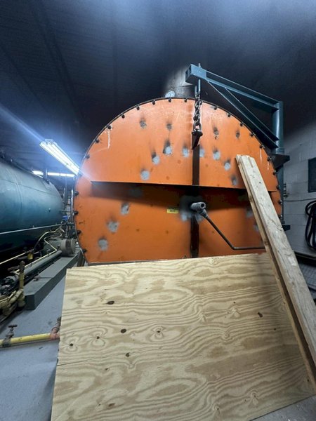 1966 Orr &amp; Sembower 350 HP 3‑pass firetube natural‑gas boiler