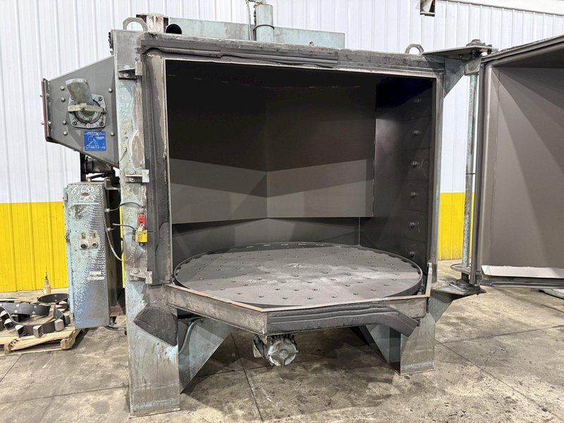 72” TABLE PANGBORN MODEL 6-LK ROTOBLAST SHOT BLAST MACHINE: YOBRO #24357
