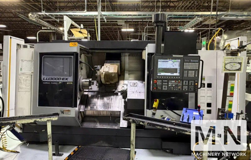 Okuma LU3000EX 2SC1000 CNC 4-Axis Twin Turret Type Lathe, 2022