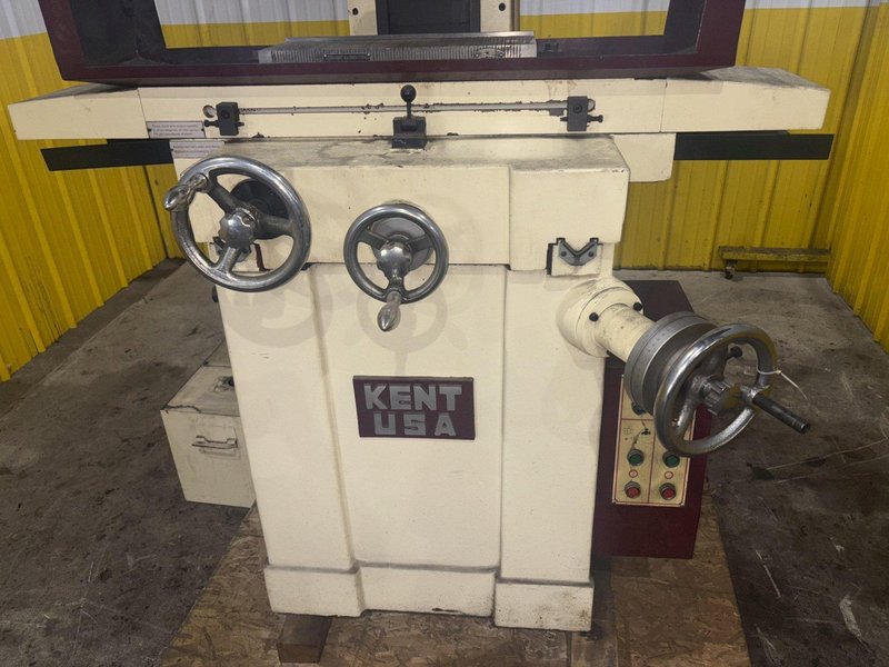 6" x 18" KENT MODEL #KGS-618 HAND FEED HORIZONTAL SURFACE GRINDER: YOBRO #23889