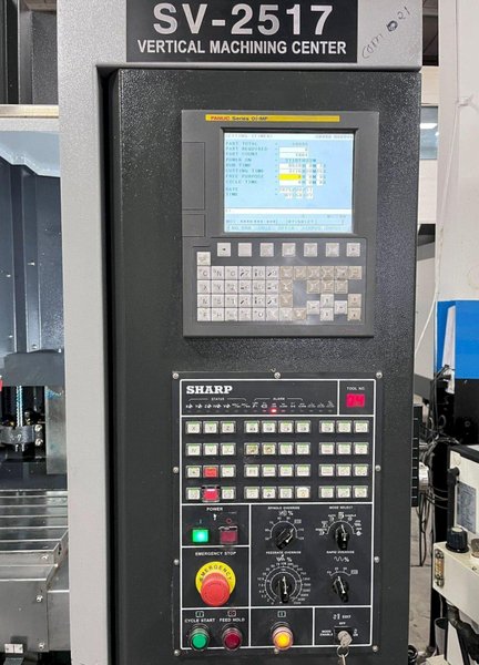 Sharp SV-2517 SX-F CNC Vertical Machining Center – Mini Mill