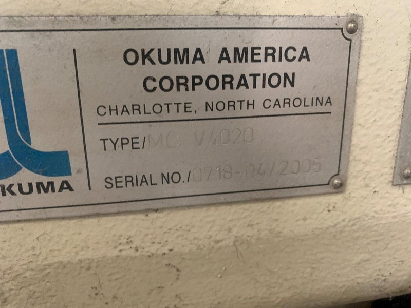 2005 OKUMA MC-V4020 Vertical Machining Centers