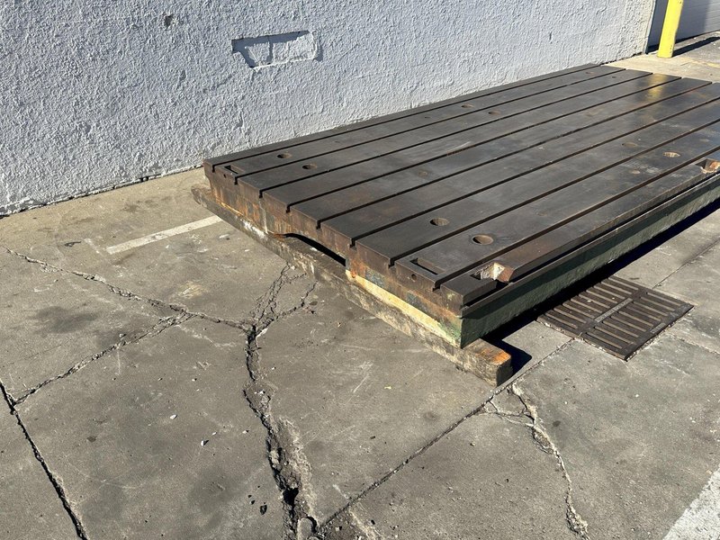 80" X 157" X 13" G &amp; L T SLOTTED FLOOR PLATE:  STOCK #76803