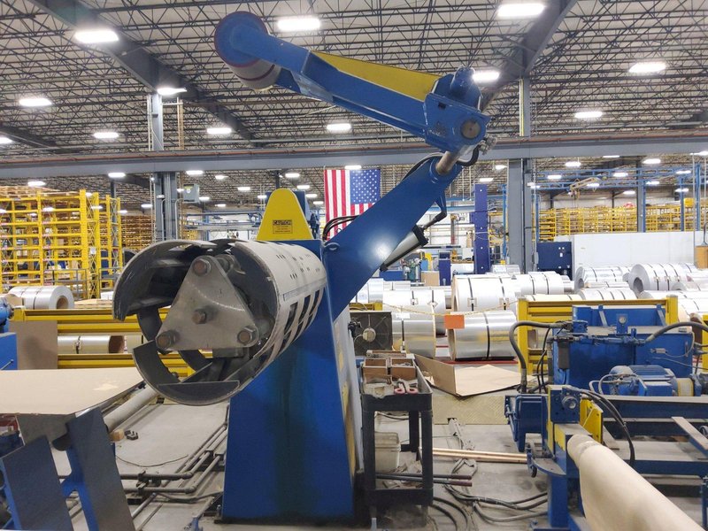 48" x 20,000 LBS X .080" HERR VOSS CUT-TO-LENGTH LINE W/ PRECISION LEVELER: STOCK #22693