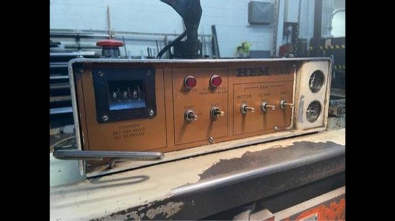 11" X 9" HEM MODEL 750A AUTOMATIC HORIZONTAL HIGH SPEED BAND SAW