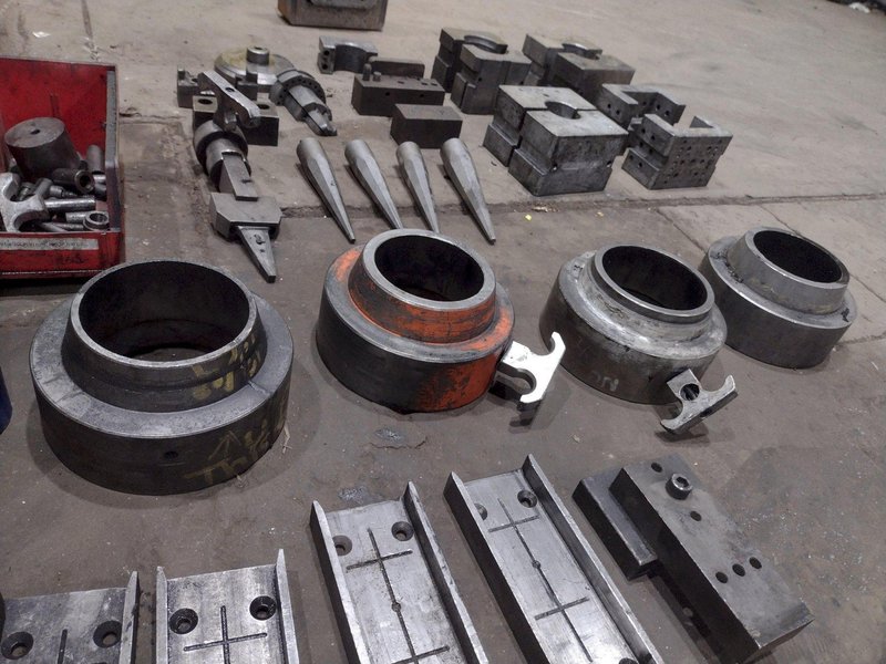 3" (50 TON) ARISTO MODEL #A-680-HD  TUBE EXPANDER &amp; REDUCER END FORMING MACHINE: STOCK #19000