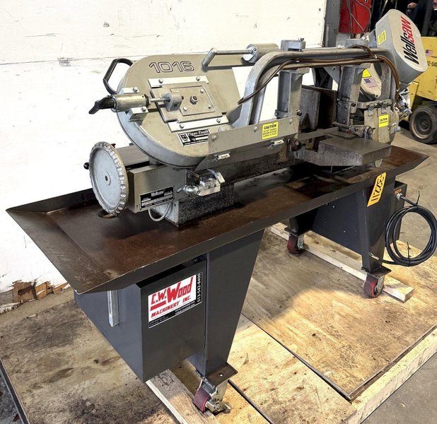 10" x 16" Wellsaw Horizontal Band Saw 1016, 1" Blade, Coolant, 1 Phase