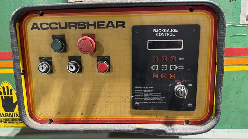 1995 Accurshear 837510 Hydraulic Shear (#5772)
