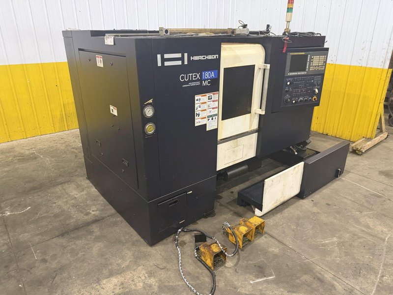 2017 Hwacheon CUTEX-180AMC Horizontal CNC turning center LATHE W/ Live Tooling : YOBRO #26522