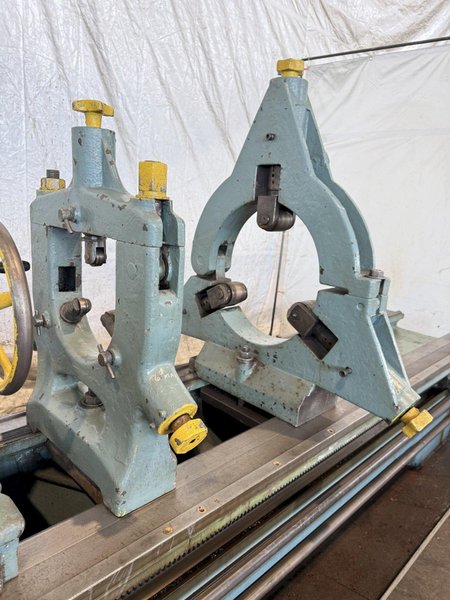 36" X 168" NILES N6/4000 HEAVY DUTY ENGINE LATHE. STOCK #1215225