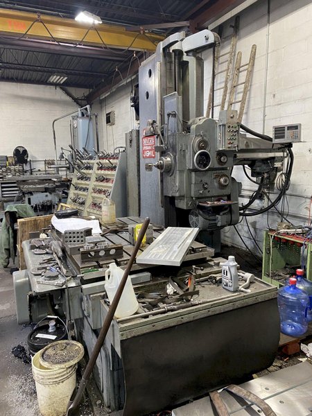 4" DEVLIEG 4H-60 HORIZONTAL BORING MILL. STOCK # 0847222