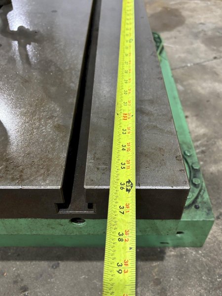 36" X 48" GIDDINGS &amp; LEWIS AIR LIFT ROTARY TABLE: STOCK #23587