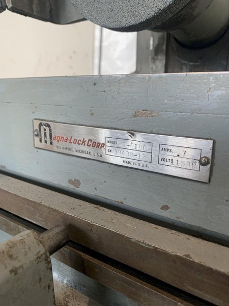 6" X 18" BOYAR SCHULTZ CHALLENGER H-618 SURFACE GRINDER. STOCK # 0873224