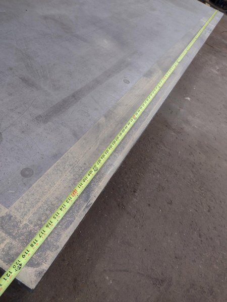 10' X 6' X 13" STEEL LAYOUT TABLE: STOCK #23784