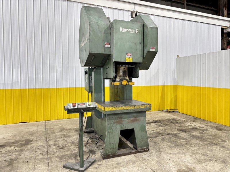 120  TON ROUSSELLE MODEL #G1-120 OBI STAMPING PRESS 3" STROKE: STOCK #20628
