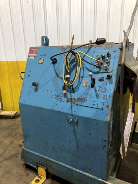 10,000 LB X 40" AMERICAN STEEL LINE MOTORIZED COIL REEL UNCOILER STOCK #3185
