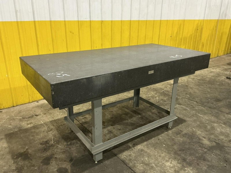 6' X 3' X 7" THICK BLACK GRANITE PRECISION INSPECTION TABLE: YOBRO #26197