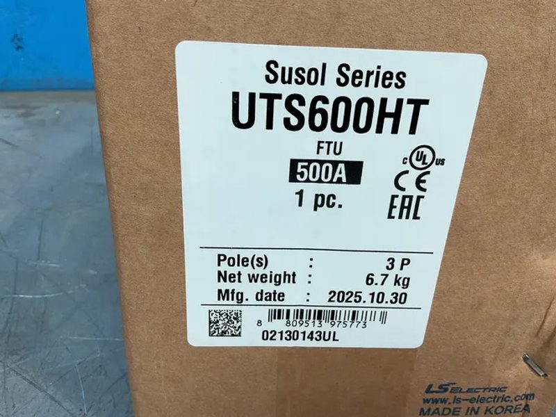 Ls Electric 500 Amps  Molded Case Circuit Breaker  - 02130143ul