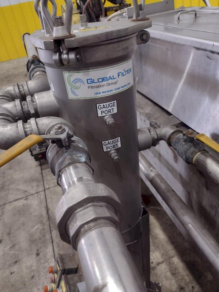 4" CAPACITY ULTRASONIC BAR &amp; TUBE CONTINUOUS WASHER: STOCK #22589