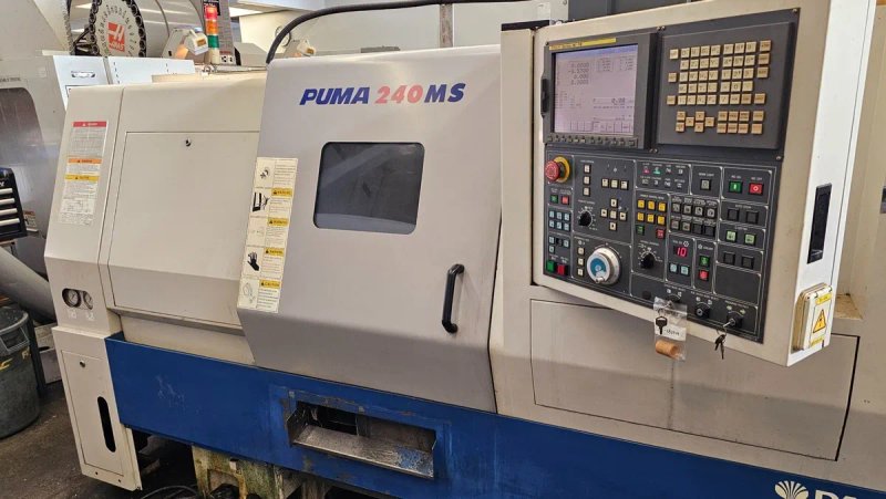 2005 DOOSAN PUMA 240MSC | Lathes, Bar, CNC