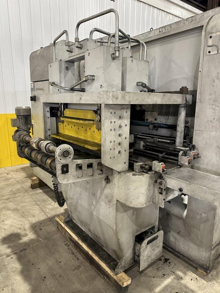 30" x 14 GA DALCOS MODEL #PXN-800 AUTOMATIC COIL HYDRAULIC PUNCHING MACHINE: STOCK #20332