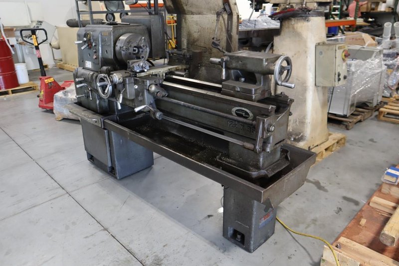 Cincinnati Tray Top 12-12" x 36" Engine Lathe, Geared Head, 1,800 RPM, 2 Axis DRO- Auction Item