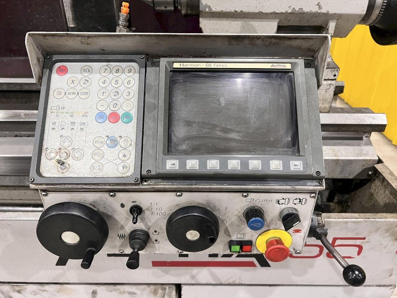 21" X 80" HARRISON ALPHA 550 CNC &amp; MANUAL COMBINATION LATHE: STOCK #21111
