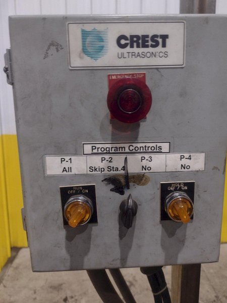 6 BAY CREST ULTRASONIC OPTIMUM CONSOLE PRECISION WASHING SYSTEM: YOBRO #24406