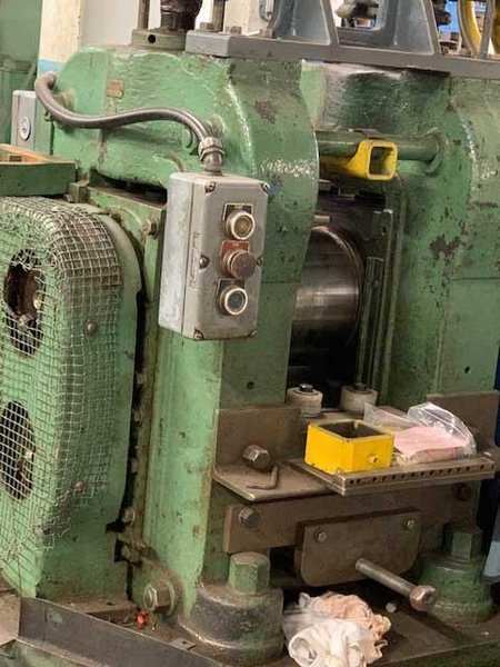 8" x 8", STANDARD 2 HI, 10 HP, Handwheel Screwdown, Non Reversing Rolling Mill for Strip or Flat Wire (14021