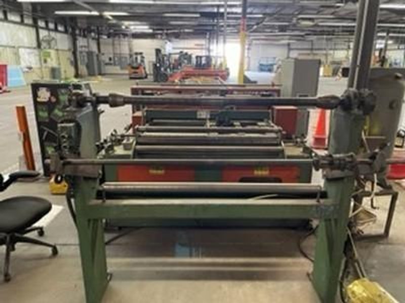 48" X 20,000# BRADBURY MULTO BLANKING LINE STOCK# 3545