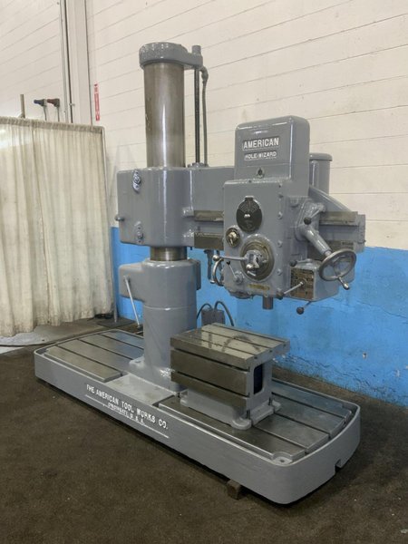 3' X 11" AMERICAN RADIAL ARM DRILL: STOCK #80258