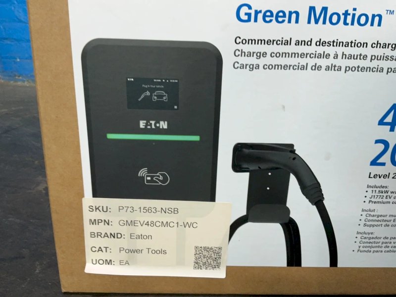 Eaton   48 Amps  Green Motion Building Pro Ev Charger  - Gmev48cmc1-we