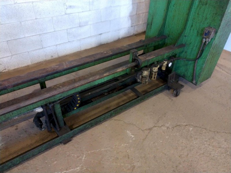 2" X 10' LEMONT MODEL 54557M DOUBLE END TUBE DE-DIMPLER: STOCK #11894