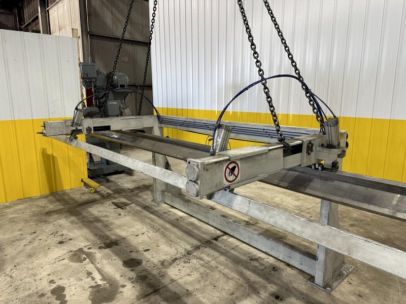 30" x 14 GA DALCOS MODEL #PXN-800 AUTOMATIC COIL HYDRAULIC PUNCHING MACHINE: STOCK #20332