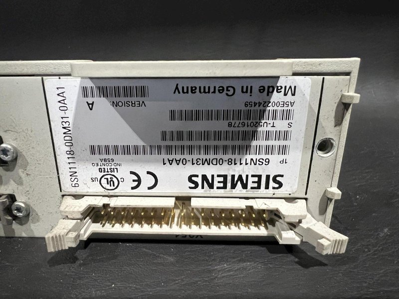 Siemens Simodrive 611 CNC Servo Control Board 6SN1118-0DM31-0AA1 6SN11180DM310AA1