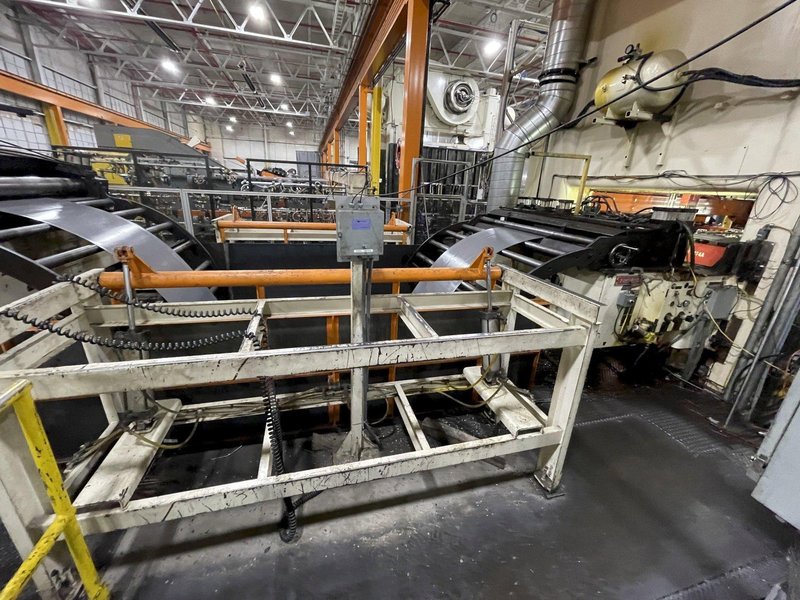 1330 ton Niagara SE4-1330-186-84 Straight Side Mechanical  Metal Stamping Transfer Press For Sale, Year 1991